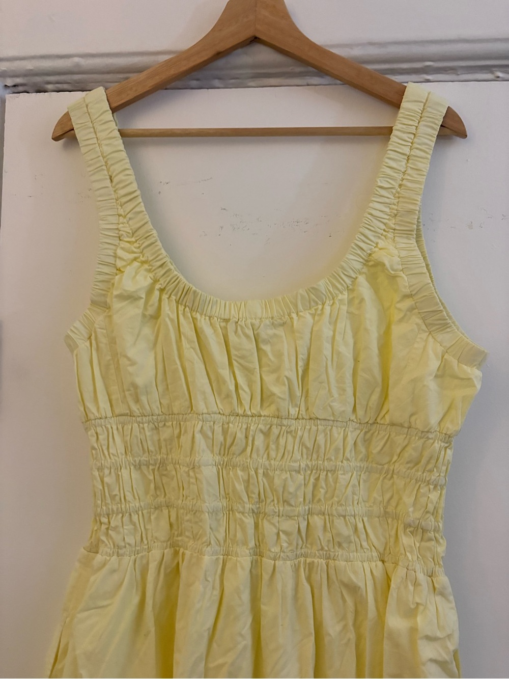LOFT Poplin Smocked Maxi Pocket Dress - Picture 6 of 6